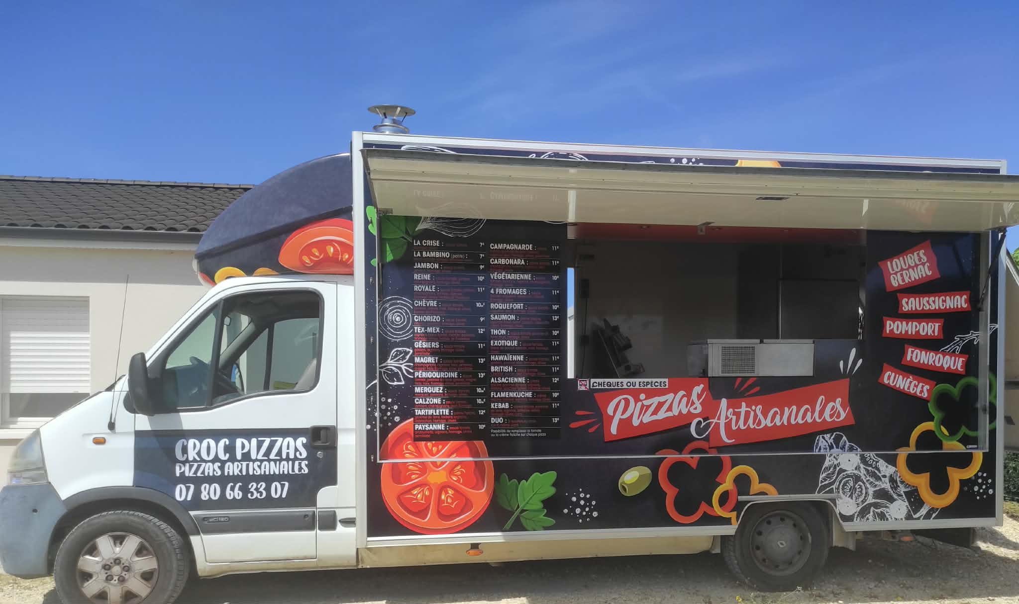 Camion de pizza